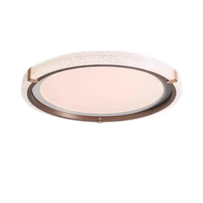 Modern Flush Mount LED Ceiling Light with Resin Shade for Living Room Image - 8