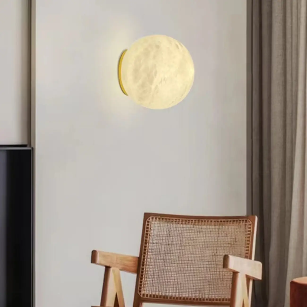 Art Deco Globe Wall Light with Gold Metal Base Image - 4 | homeyfad