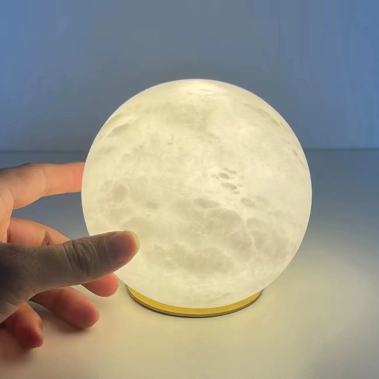 Art Deco Globe Wall Light with Gold Metal Base Image - 8 | homeyfad