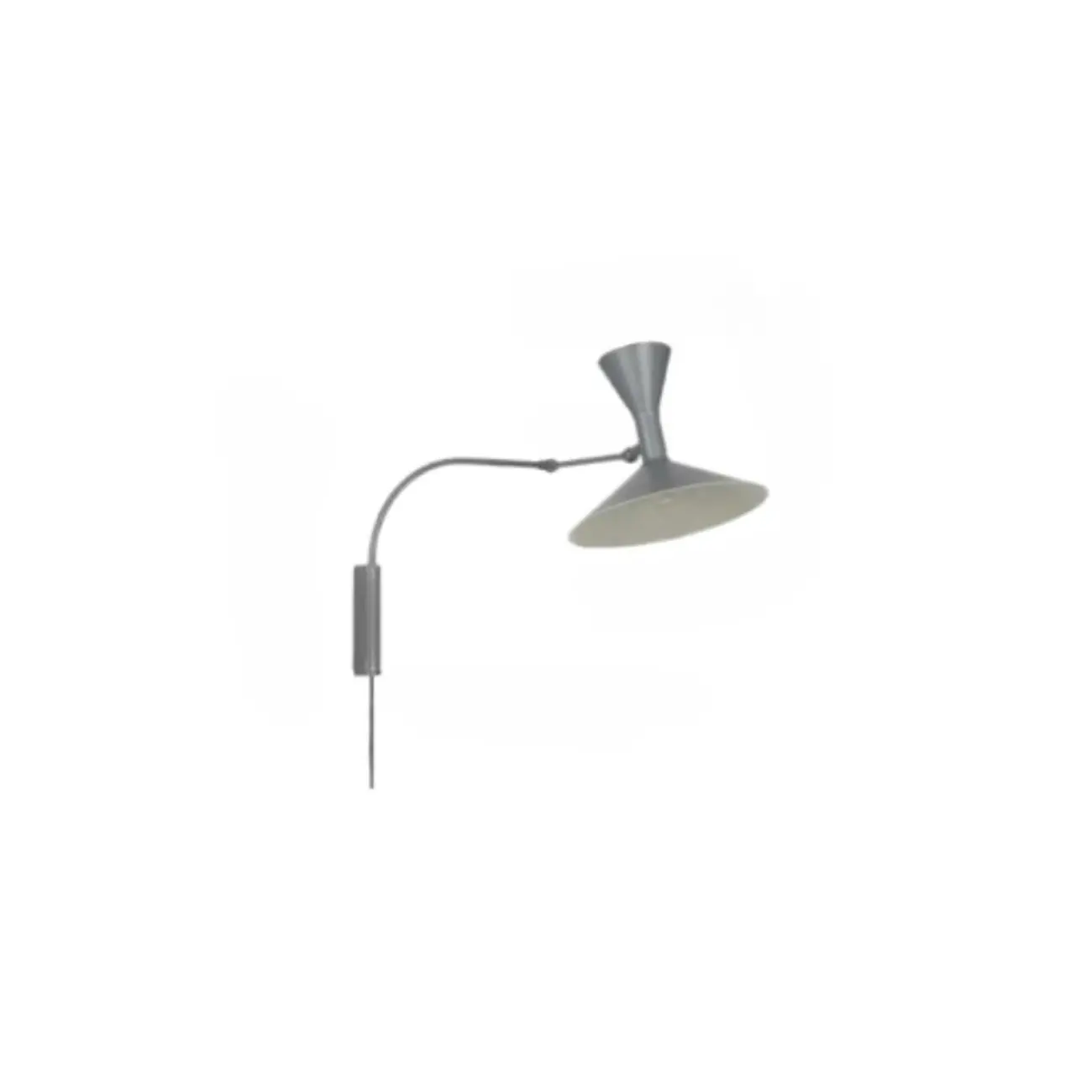 Simplistic Metal Mini Ambient Swing Arm Wall Light Image - 12 | homeyfad