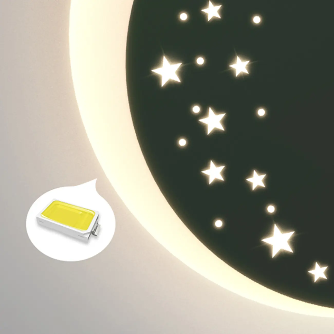 Kids Modern Geometric Alloy Wall Light with Acrylic Shade Image - 16 | homeyfad