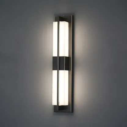 Modern Art Alloy Rectangular Wall light Image - 10