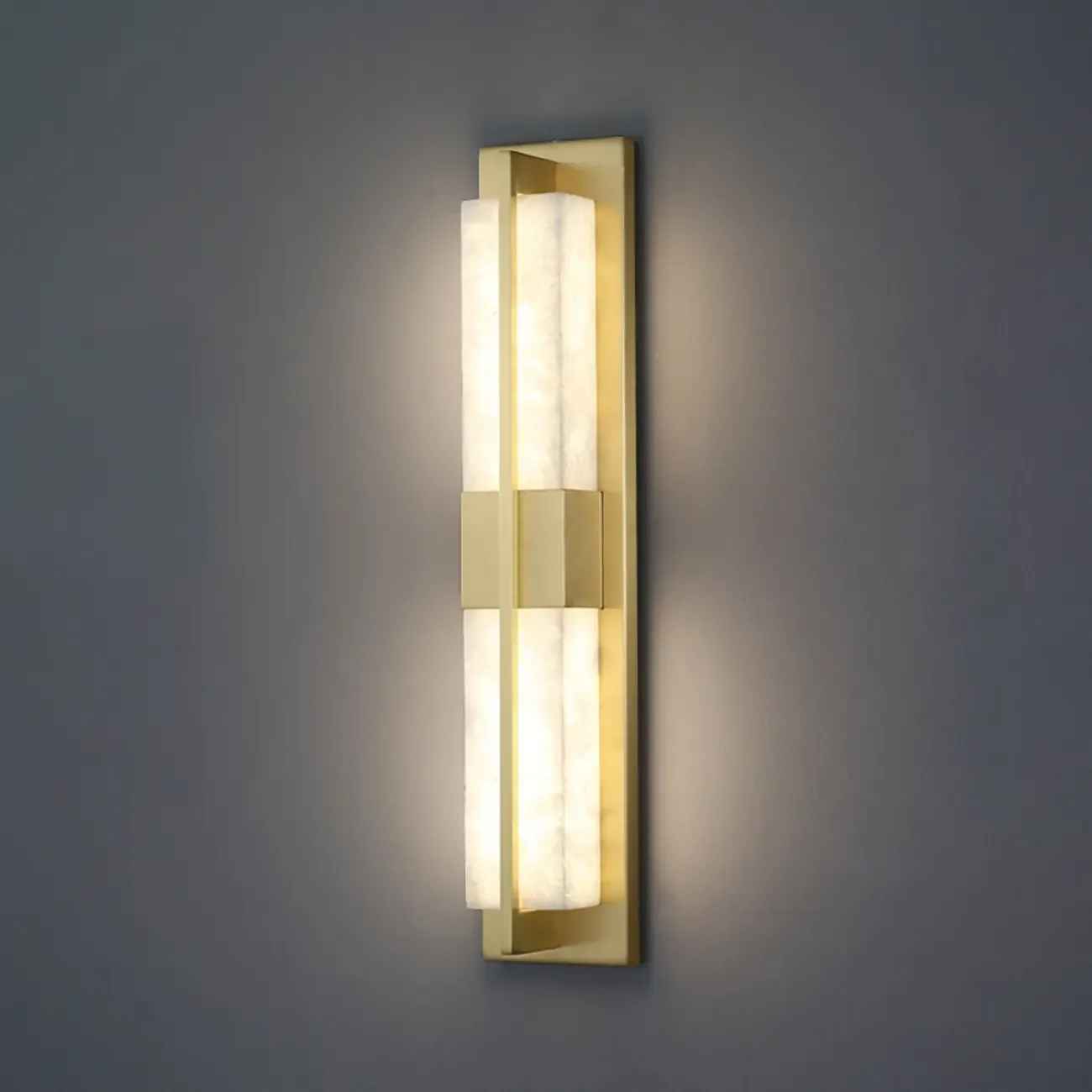 Modern Art Alloy Rectangular Wall light | HomeyFad