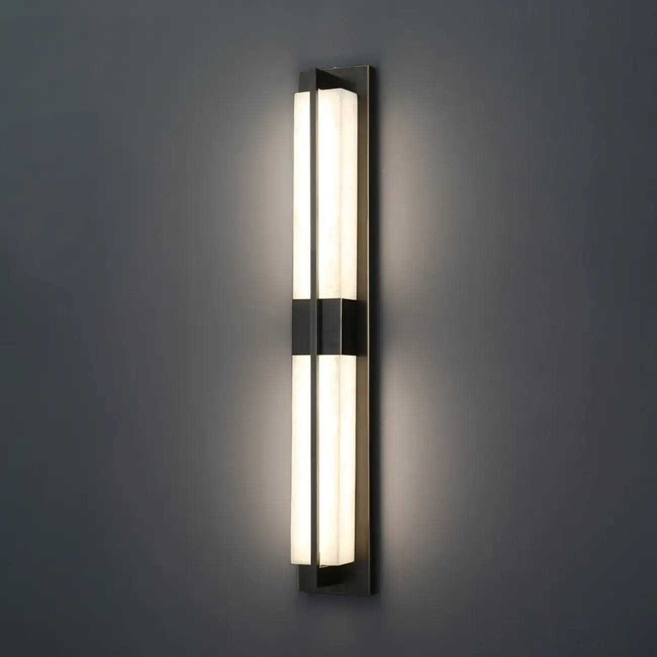 Modern Art Alloy Rectangular Wall light Image - 8