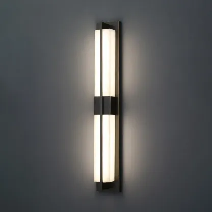 Modern Art Alloy Rectangular Wall light Image - 8
