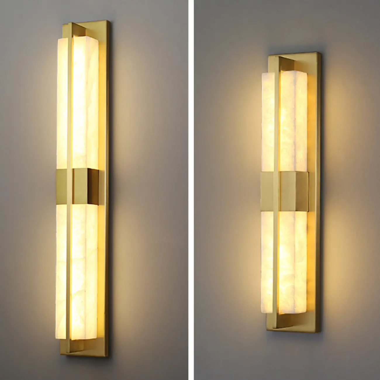 Modern Art Alloy Rectangular Wall light Image - 11 | homeyfad