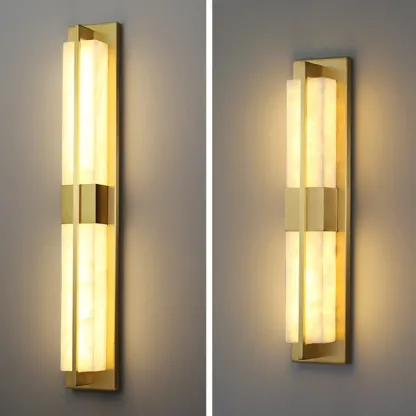 Modern Art Alloy Rectangular Wall light Image - 11