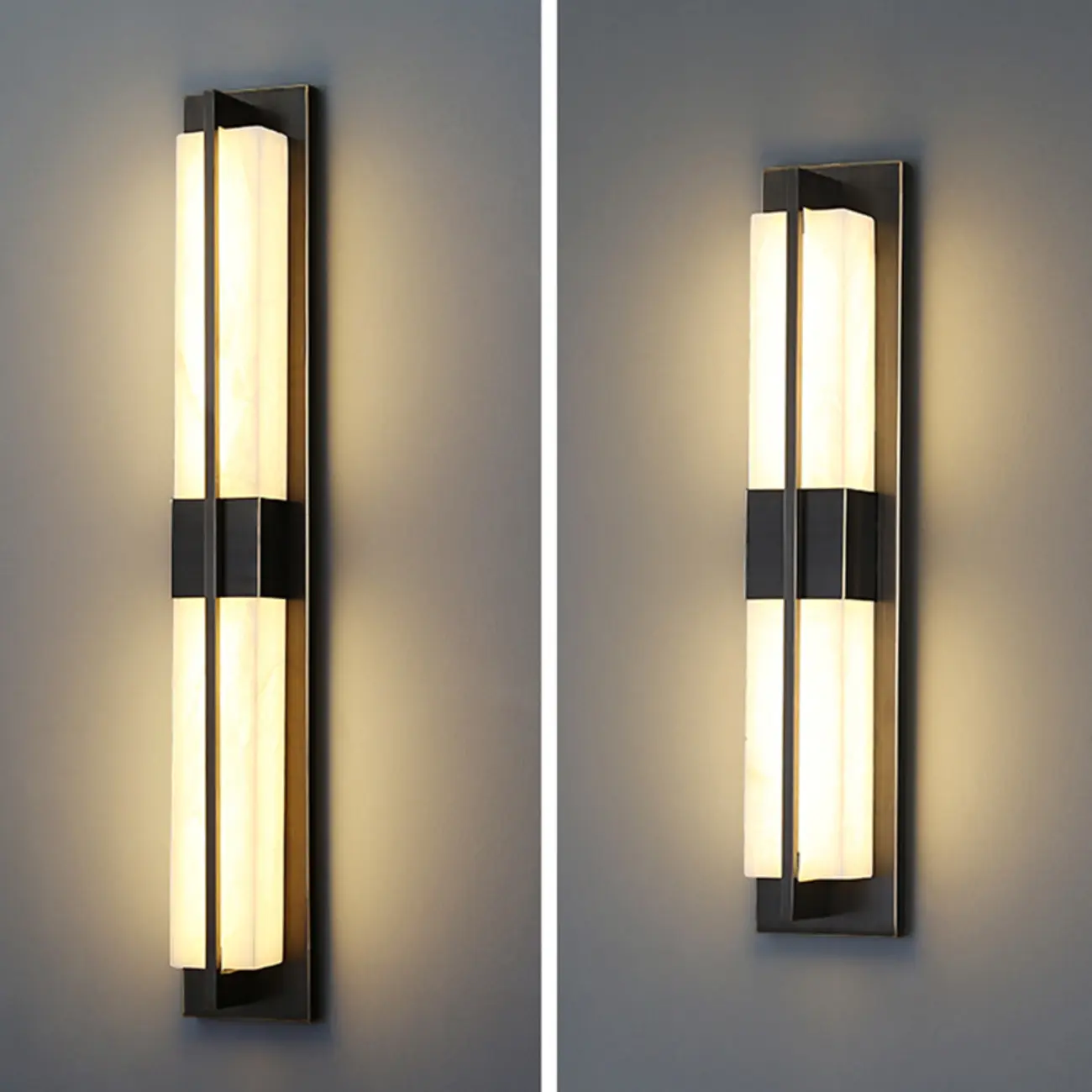 Modern Art Alloy Rectangular Wall light Image - 12 | homeyfad