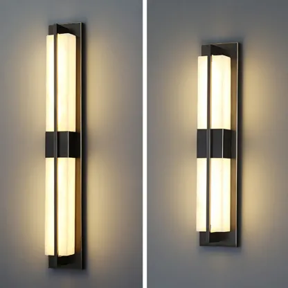 Modern Art Alloy Rectangular Wall light Image - 12