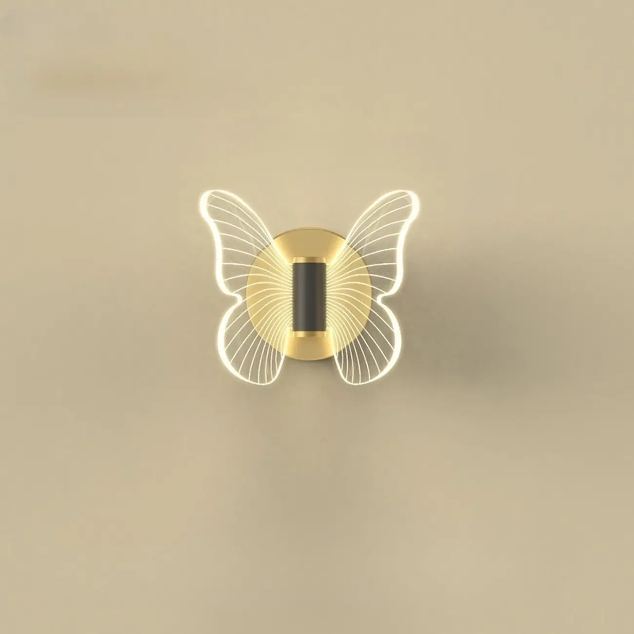 Modern Butterfly Wall Light with Gold Finish for Living Room Image - 14 | homeyfad