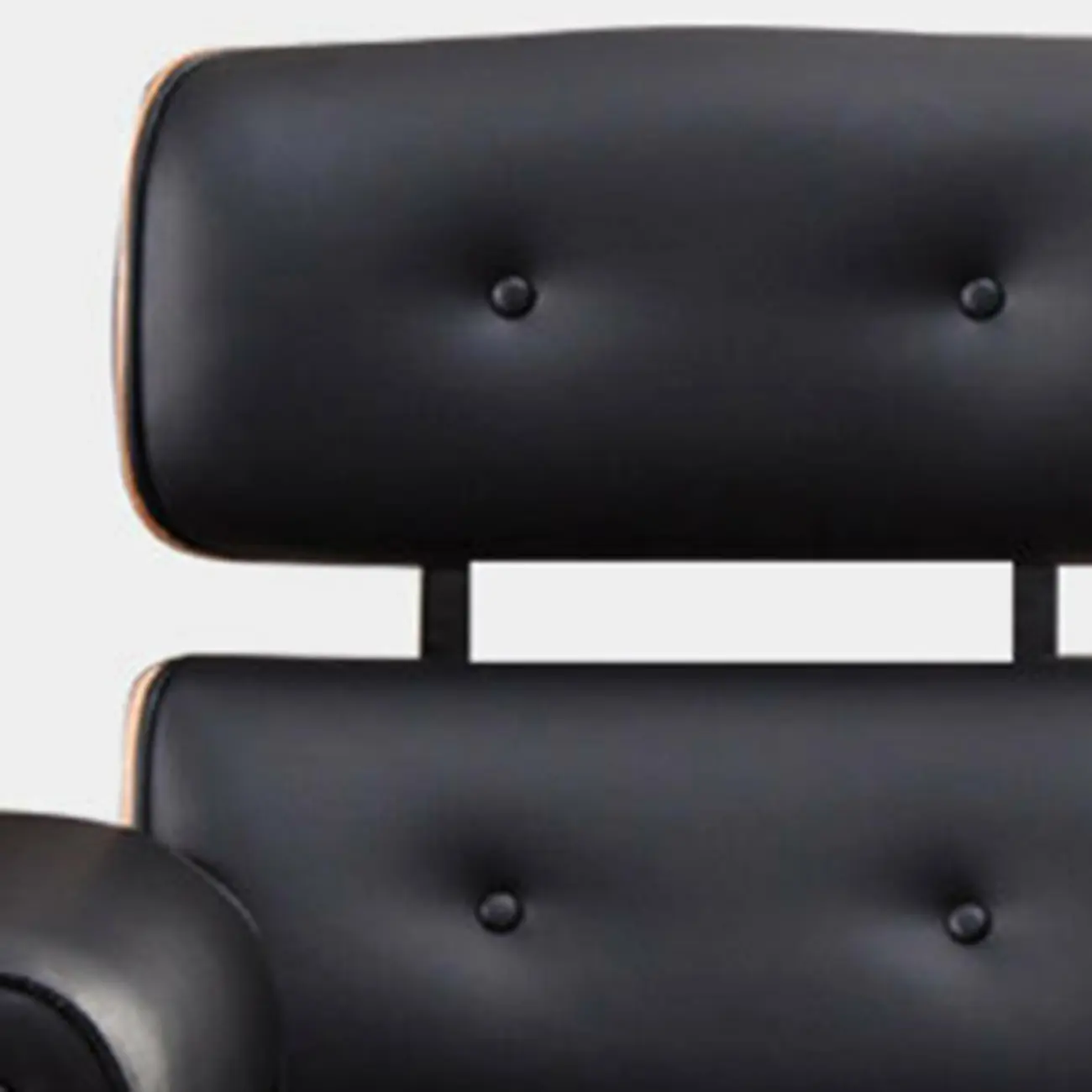 Swivel Black Leather Adjustable Office Chair Image - 7 | homeyfad