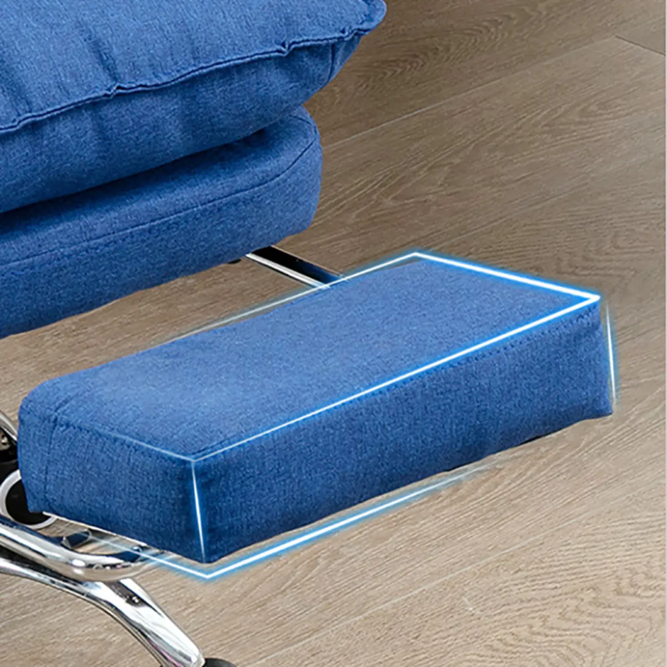 Modern Grey Fabric Reclining Ergonomic Office Chair Image - 11 | homeyfad