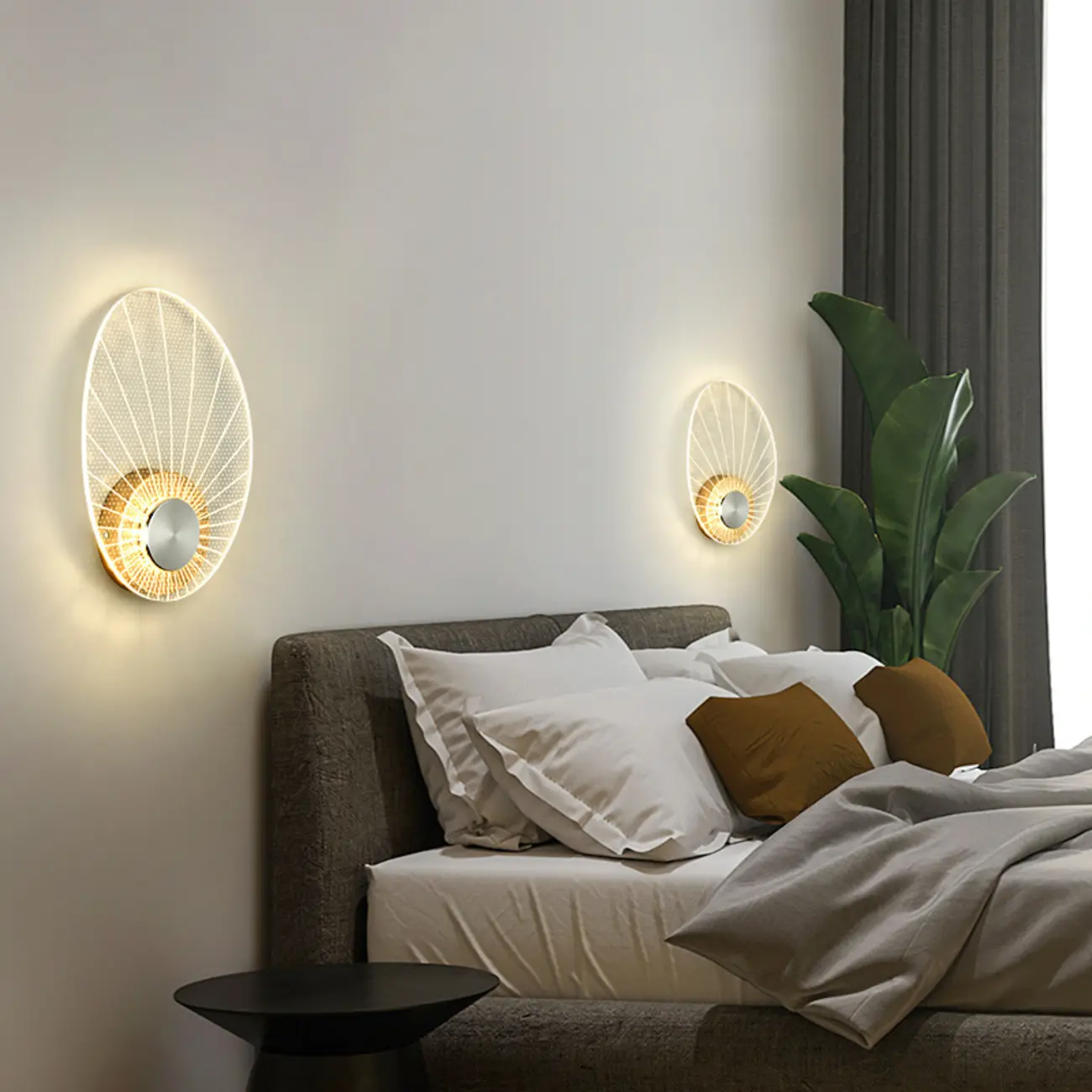 Modern Butterfly Shape Acrylic LED Wall Light Gold Image - 6 | homeyfad