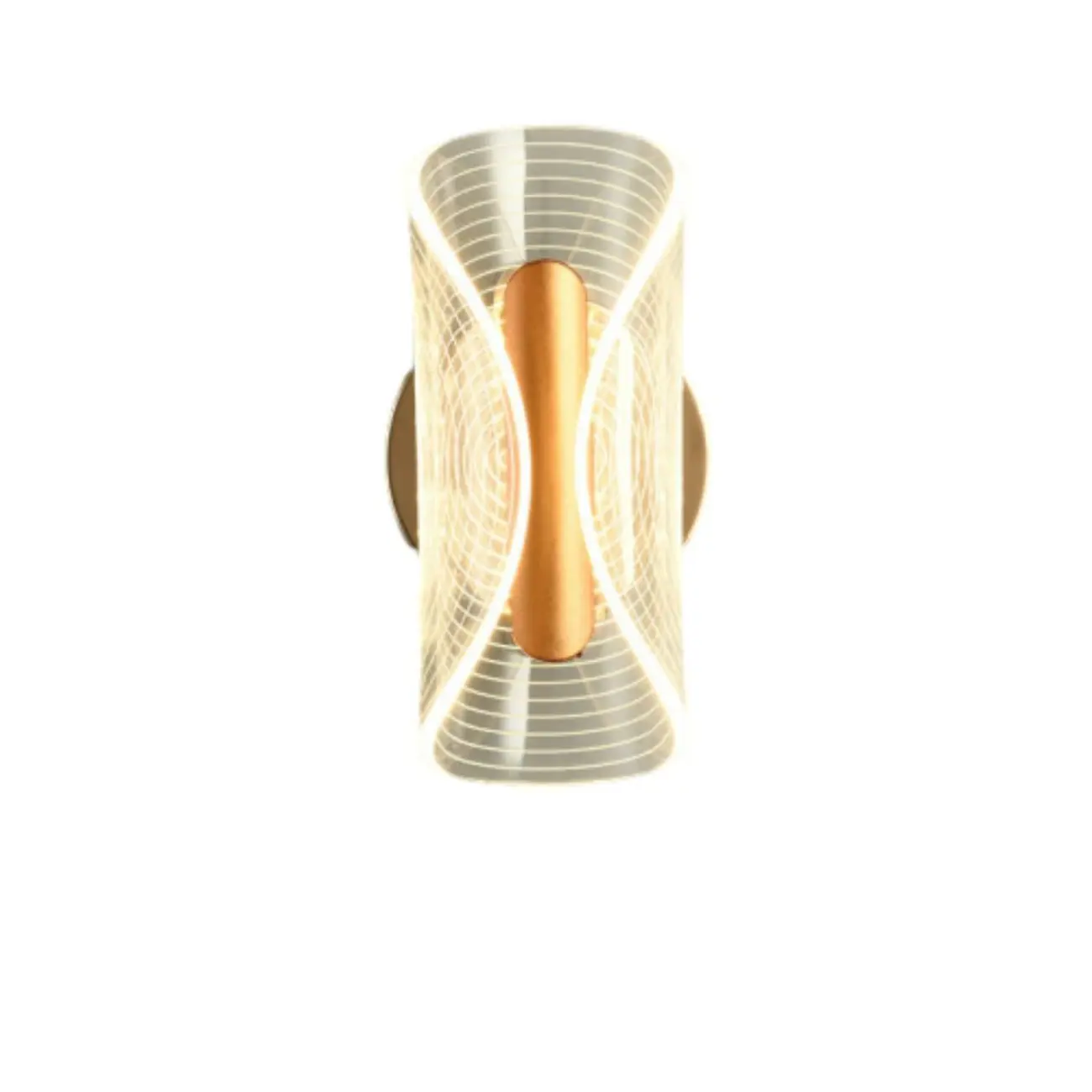 Modern Butterfly Shape Acrylic LED Wall Light Gold Image - 7 | homeyfad