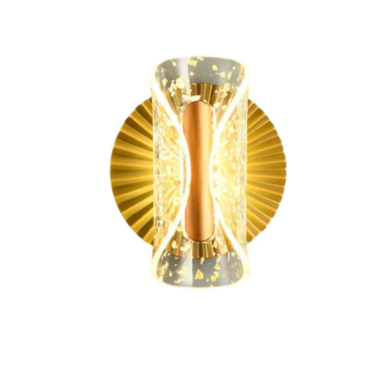 Modern Butterfly Shape Acrylic LED Wall Light Gold Image - 9 | homeyfad