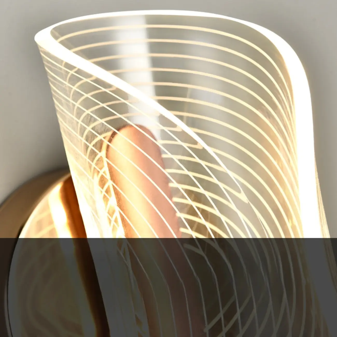 Modern Butterfly Shape Acrylic LED Wall Light Gold Image - 12 | homeyfad