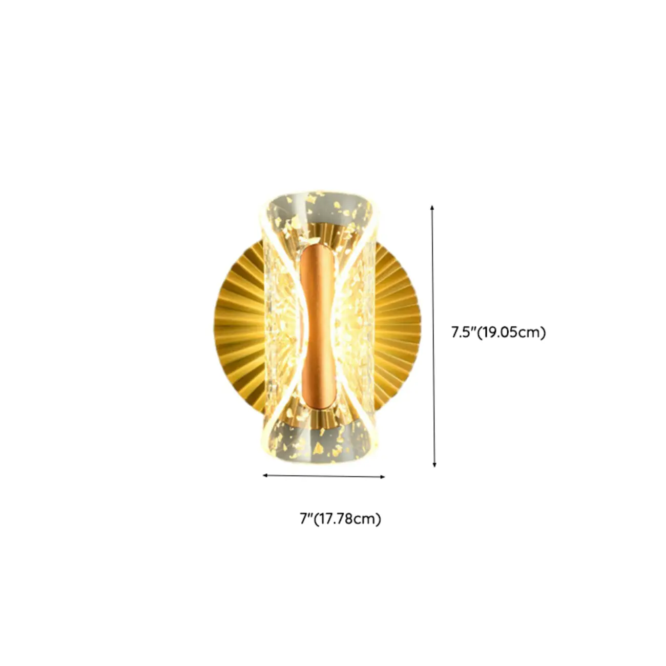 Modern Butterfly Shape Acrylic LED Wall Light Gold Image - 19 | homeyfad