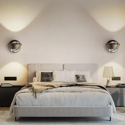 Art Decor Alloy and Crystal Wall Sconce Image - 3