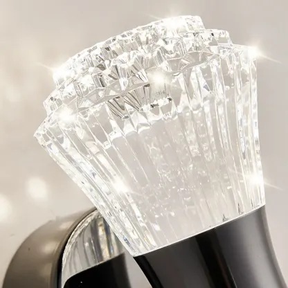 Art Decor Alloy and Crystal Wall Sconce Image - 17