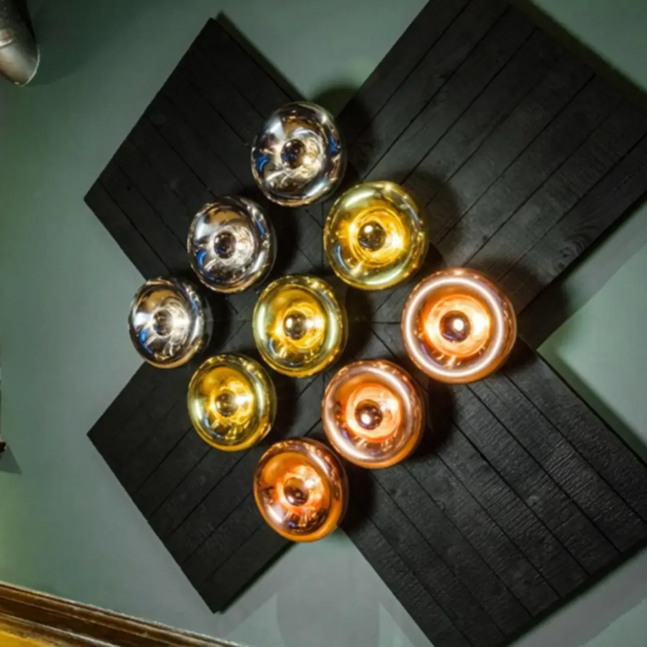 Modern Artistic Irregular Clear Shade Wall Sconce Image - 7