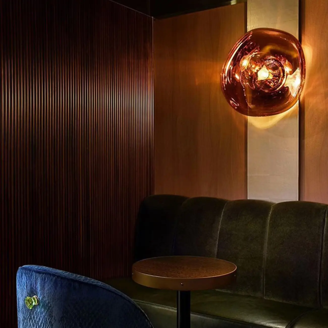 Modern Artistic Irregular Clear Shade Wall Sconce Image - 11 | homeyfad