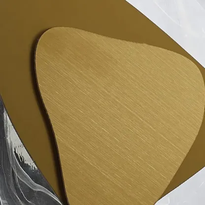 Modern Gold Glass Wall Light with Artistic Design Image - 8