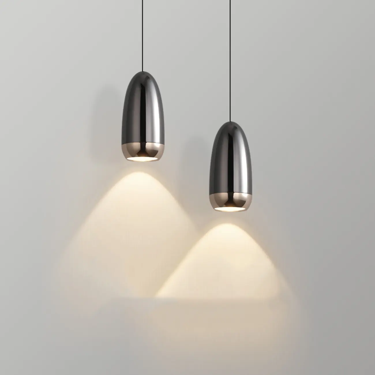 Adjustable Geometric Metal Bedside Pendant Light LED Fixture Image - 11 | homeyfad