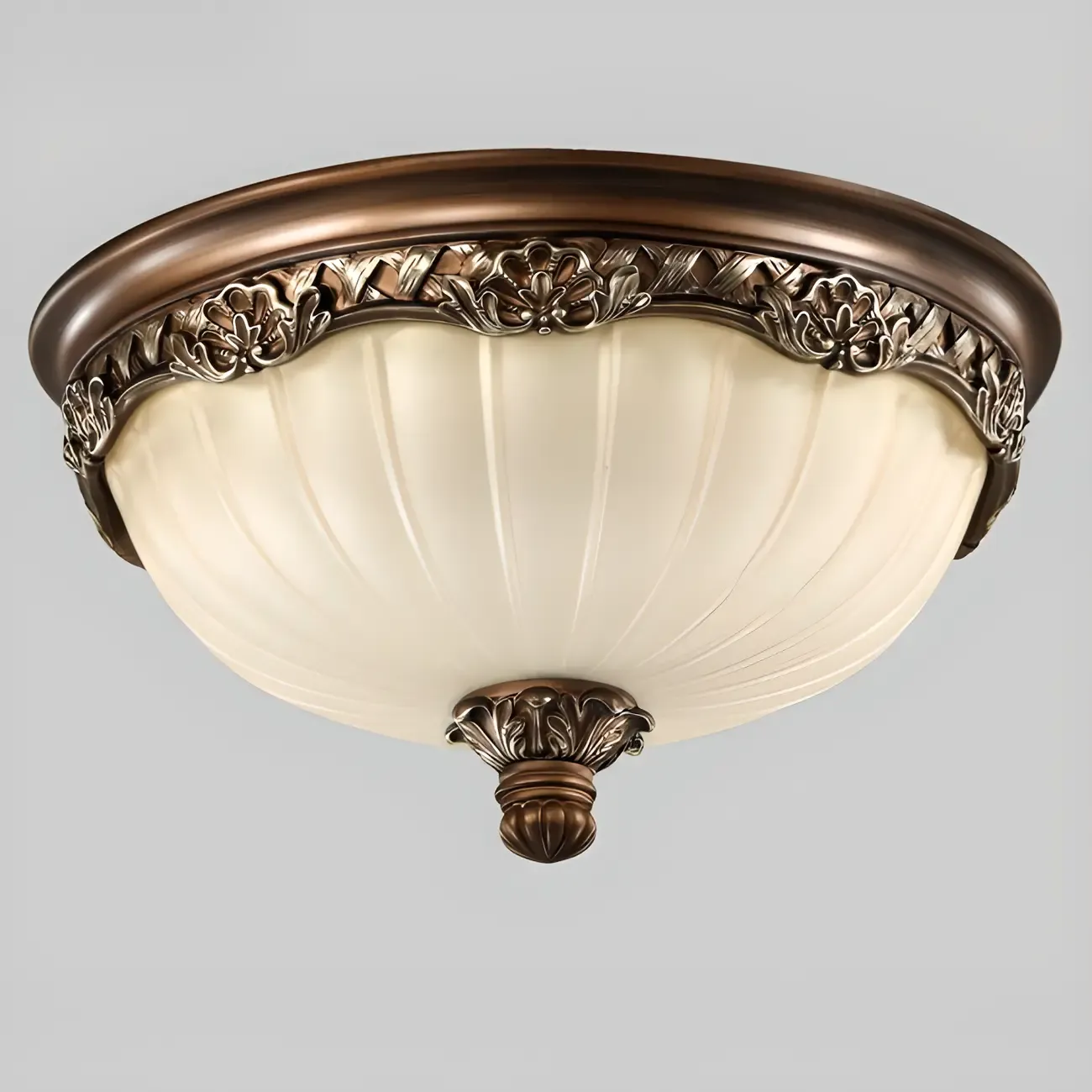 Brown Flush Mount Ceiling Light for Residential Use Image - 11