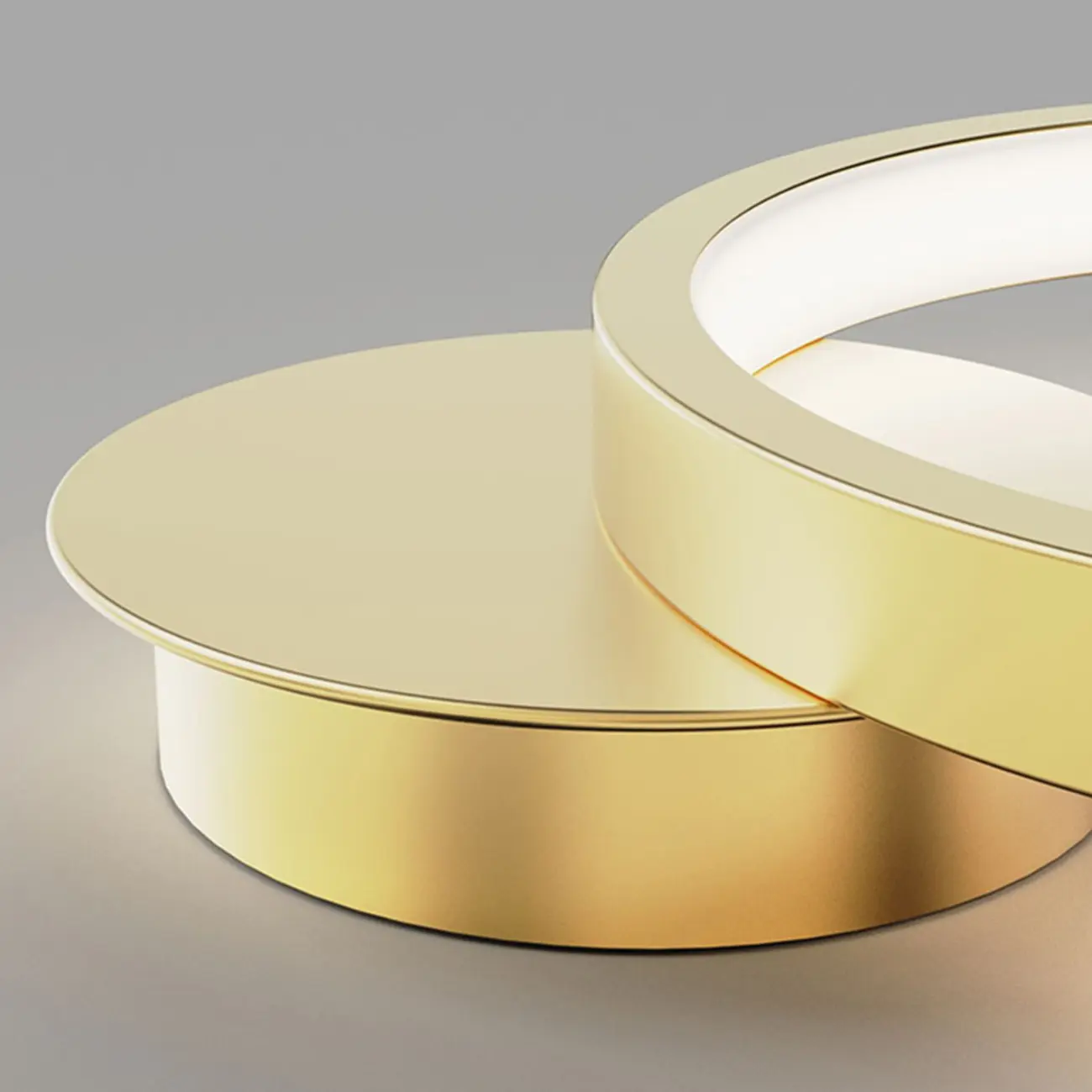 Modern Square LED Wall Sconce with Brass Finish for Bedroom | homeyfad