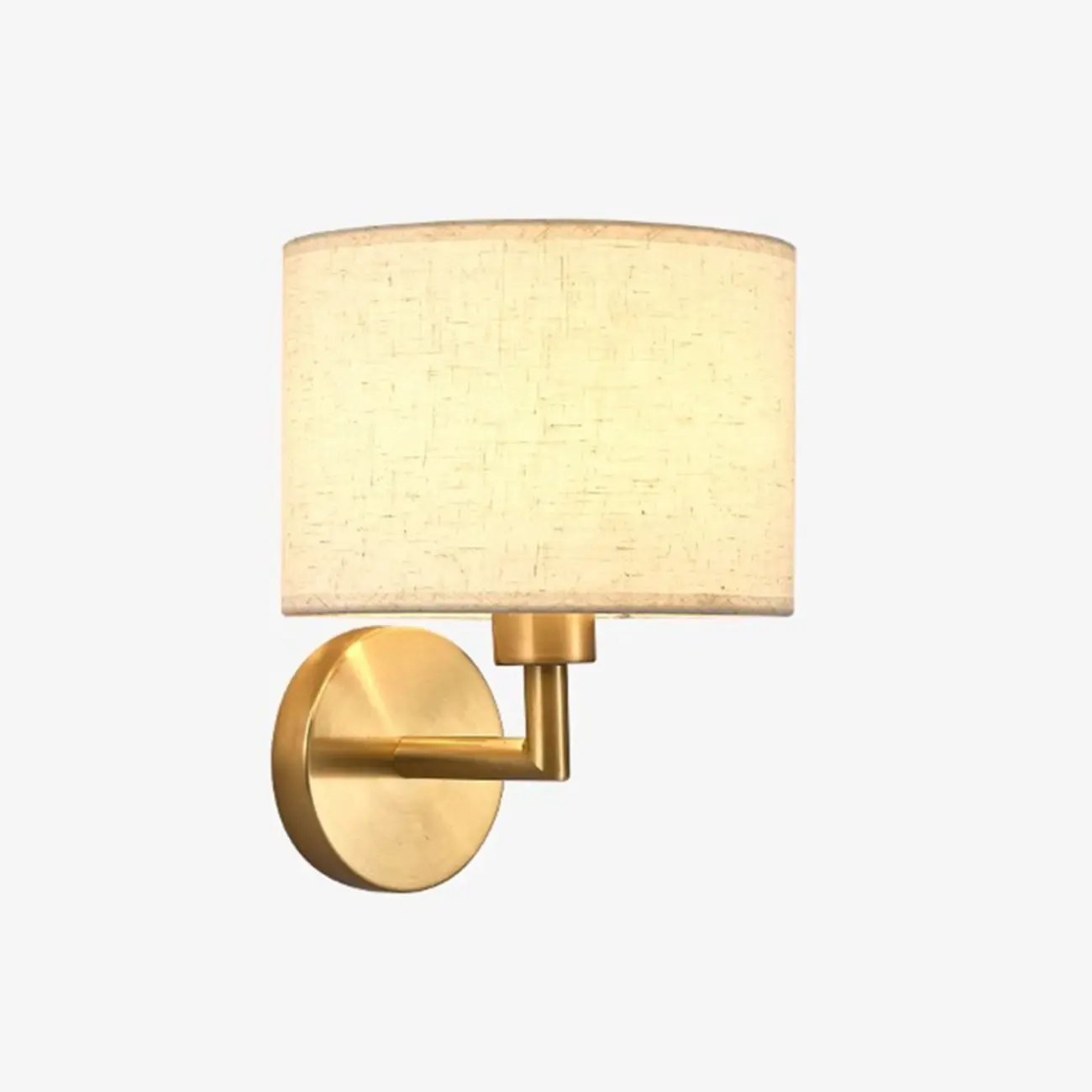Contemporary Metal Fabric Drum Wall Sconce Image - 6 | homeyfad