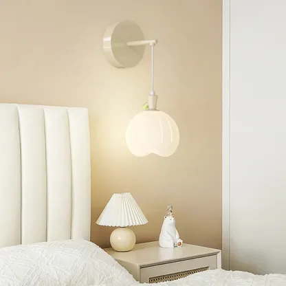 Modern Geometric Metal Wall Light with Plastic Shade Image - 7