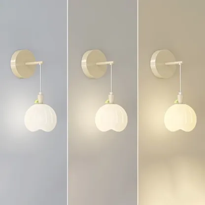 Modern Geometric Metal Wall Light with Plastic Shade Image - 14