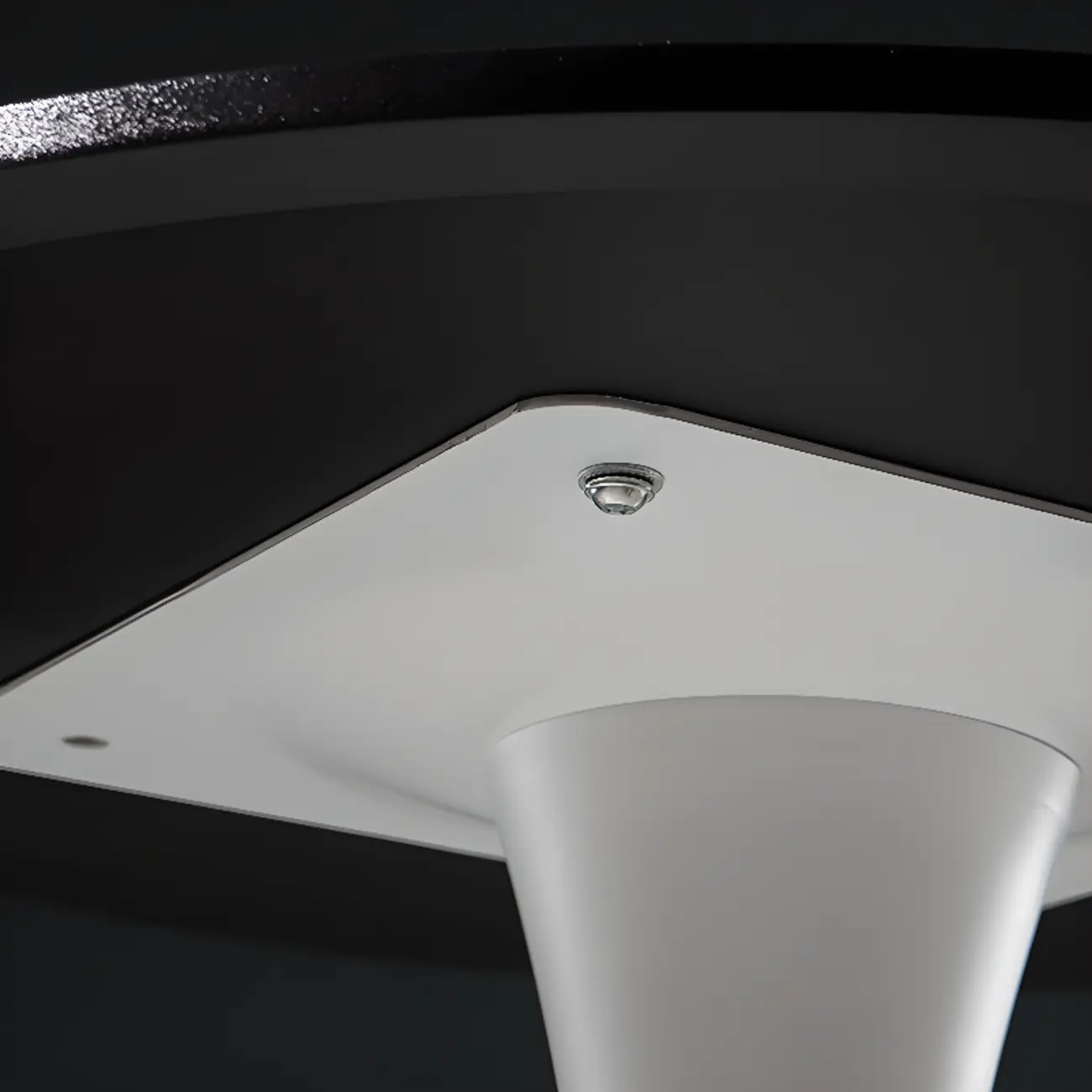 Modern Grey Wooden Round Tulip Base Bar Tables Image - 11 | homeyfad