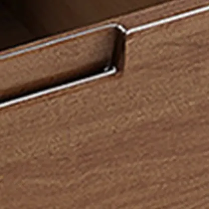 Nut-Brown Solid Wood Entryway Shoe Storage Bench Image - 7