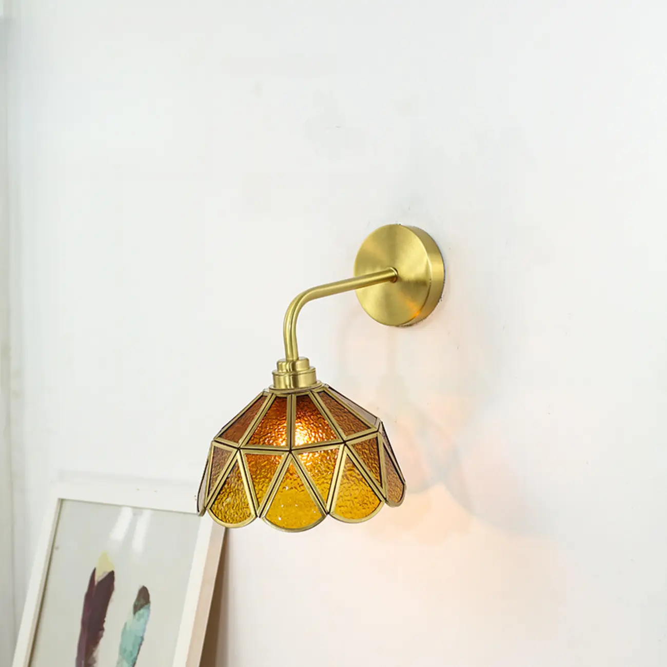 Vintage Wall Sconce with Crystal Shade for Interior spaces | homeyfad