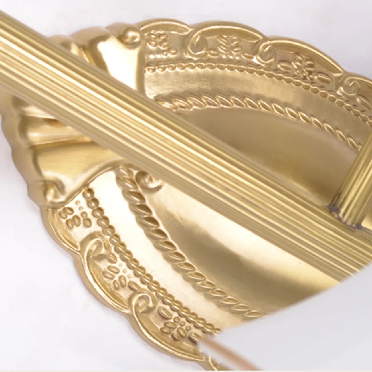 Gold Classic Vanity Lights with Glass Shade for Bathroom Image - 10 | homeyfad