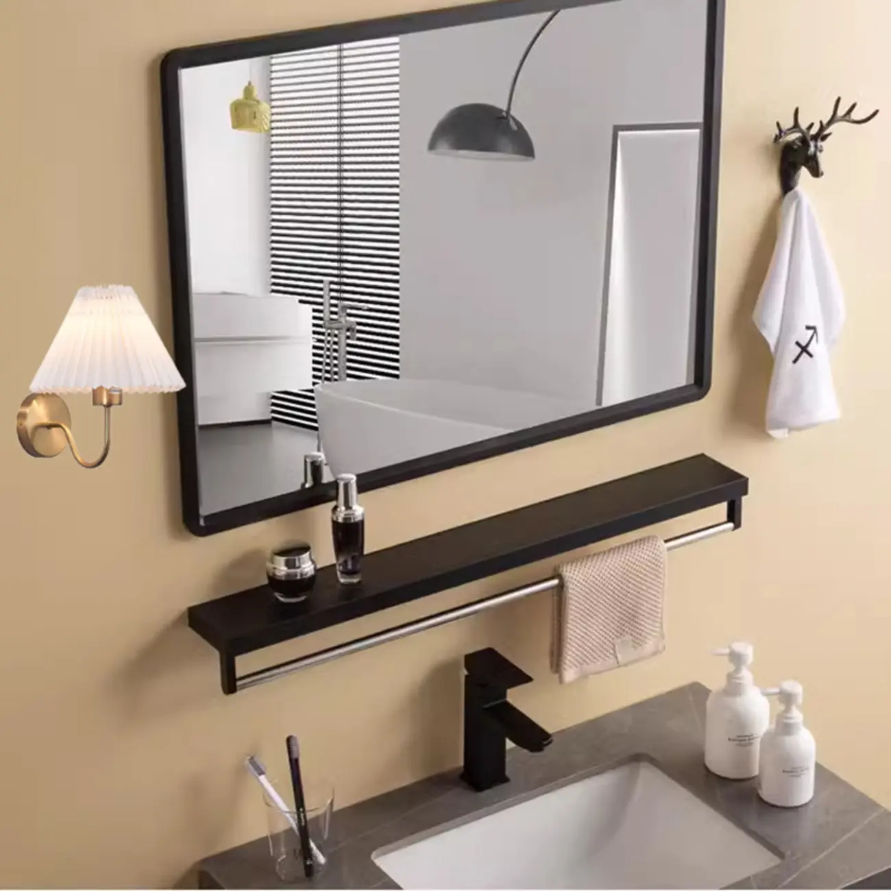 Indoor Elegant Cone Fabric Pleated Shade Wall Light Image - 19 | homeyfad