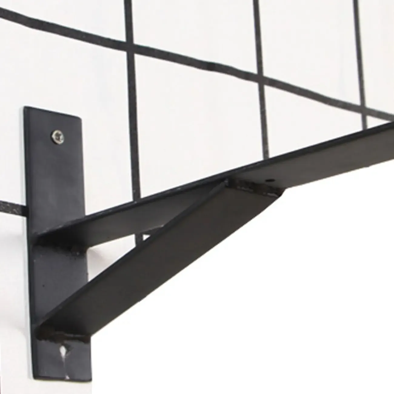 Art Deco Natural Finish Pine Wood Wall- Mounted Storage Ladder Image - 8