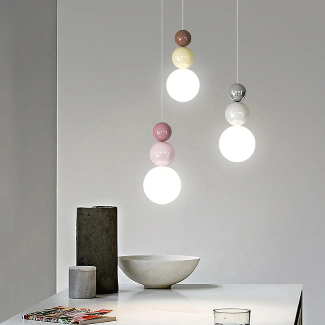Modern Globe Pendant Light with Adjustable Cords Image - 2 | homeyfad