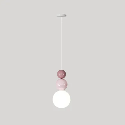 Modern Globe Pendant Light with Adjustable Cords Image - 3