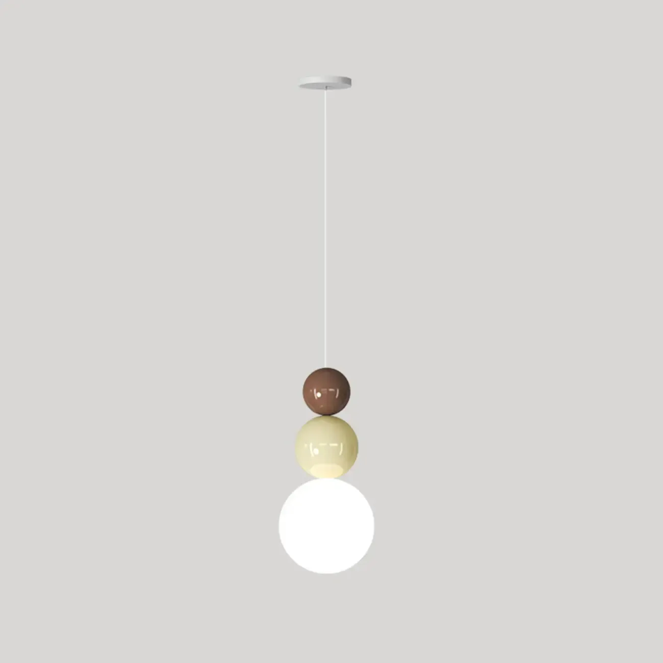 Modern Globe Pendant Light with Adjustable Cords Image - 5