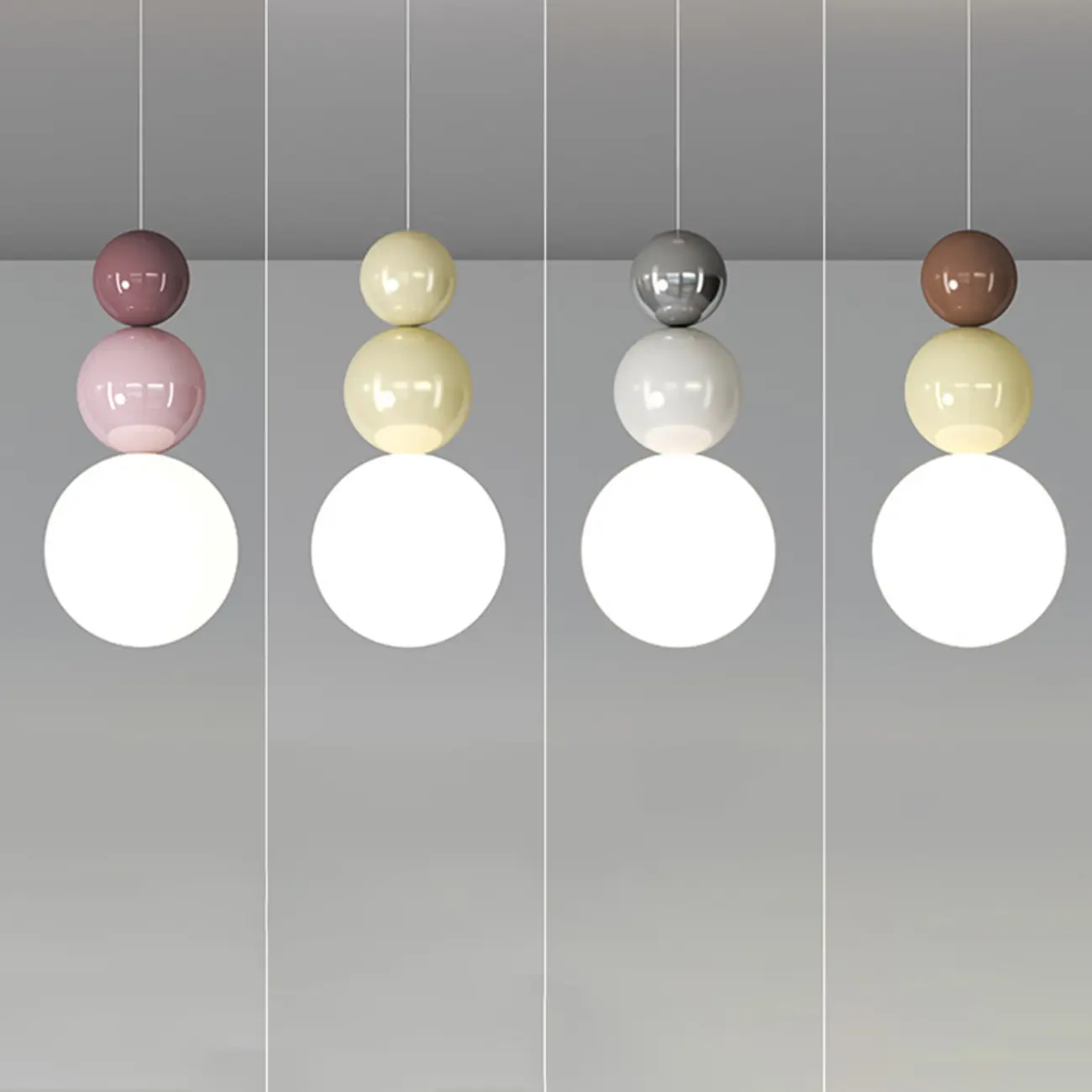 Modern Globe Pendant Light with Adjustable Cords Image - 9 | homeyfad