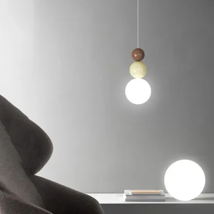 Modern Globe Pendant Light with Adjustable Cords Image - 13