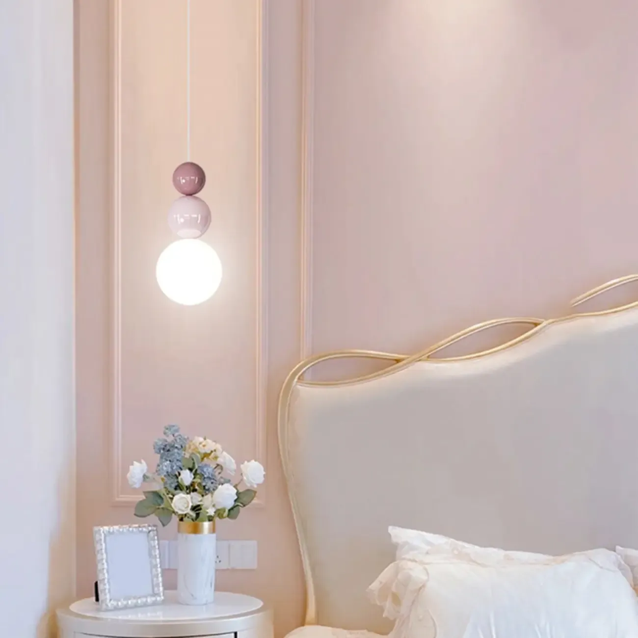 Modern Globe Pendant Light with Adjustable Cords Image - 14