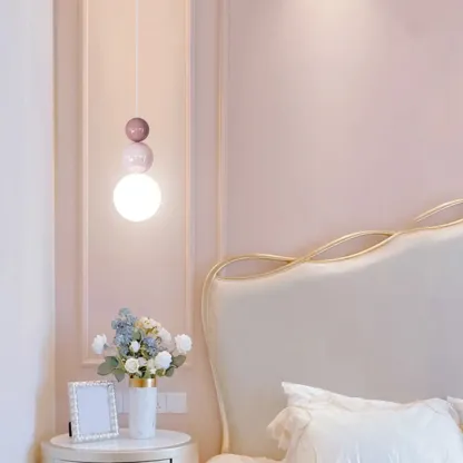 Modern Globe Pendant Light with Adjustable Cords Image - 14