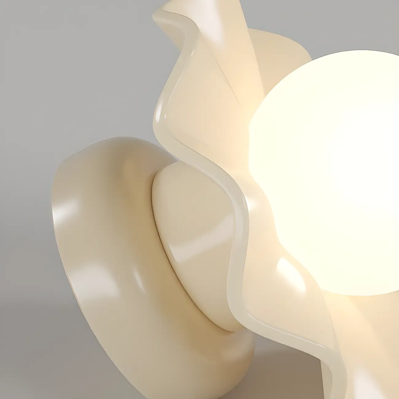 Modern Resin Semi Flush Ceiling Light for Home Image - 8