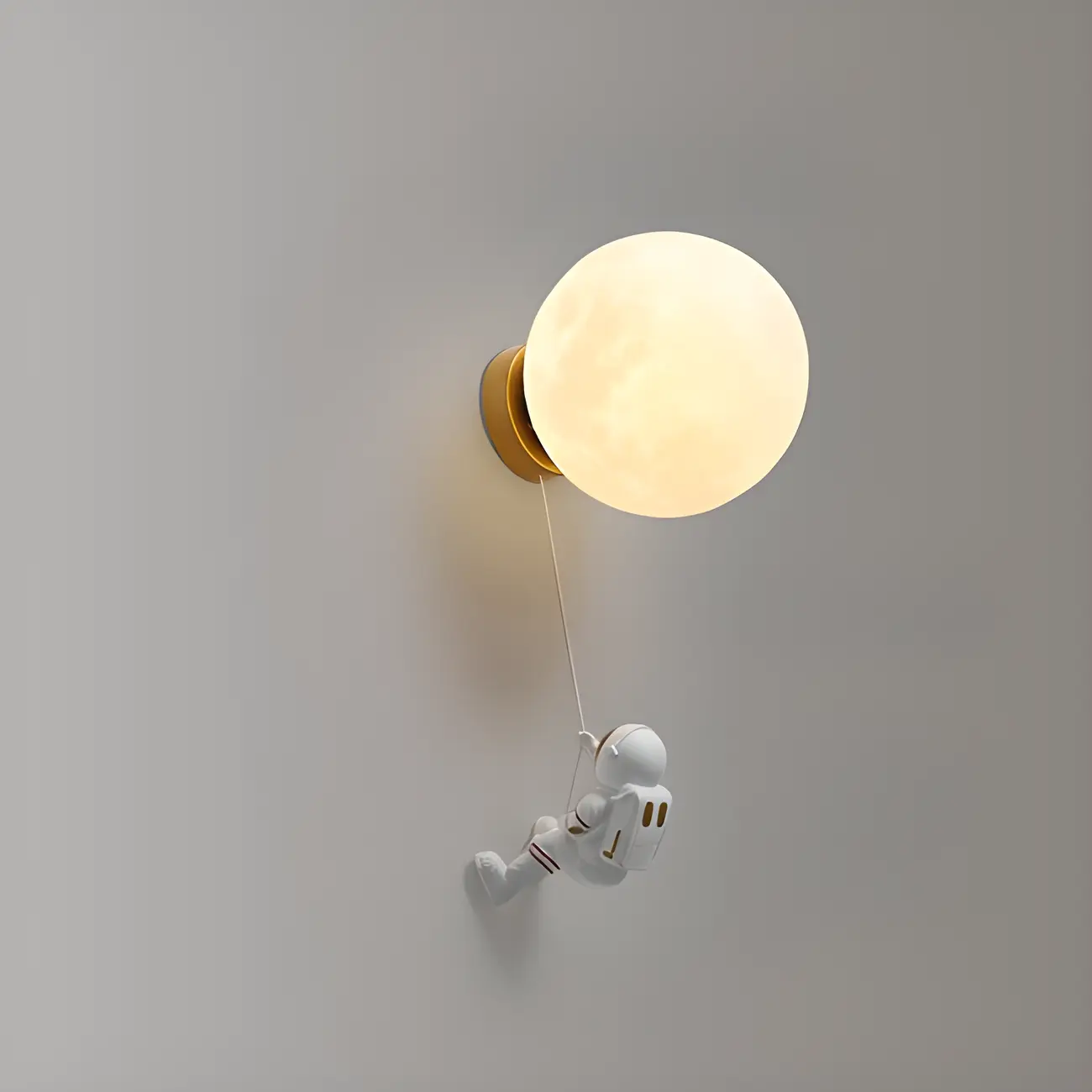 Kids Space-Themed Wall Light with Astronaut Design Image - 6 | homeyfad