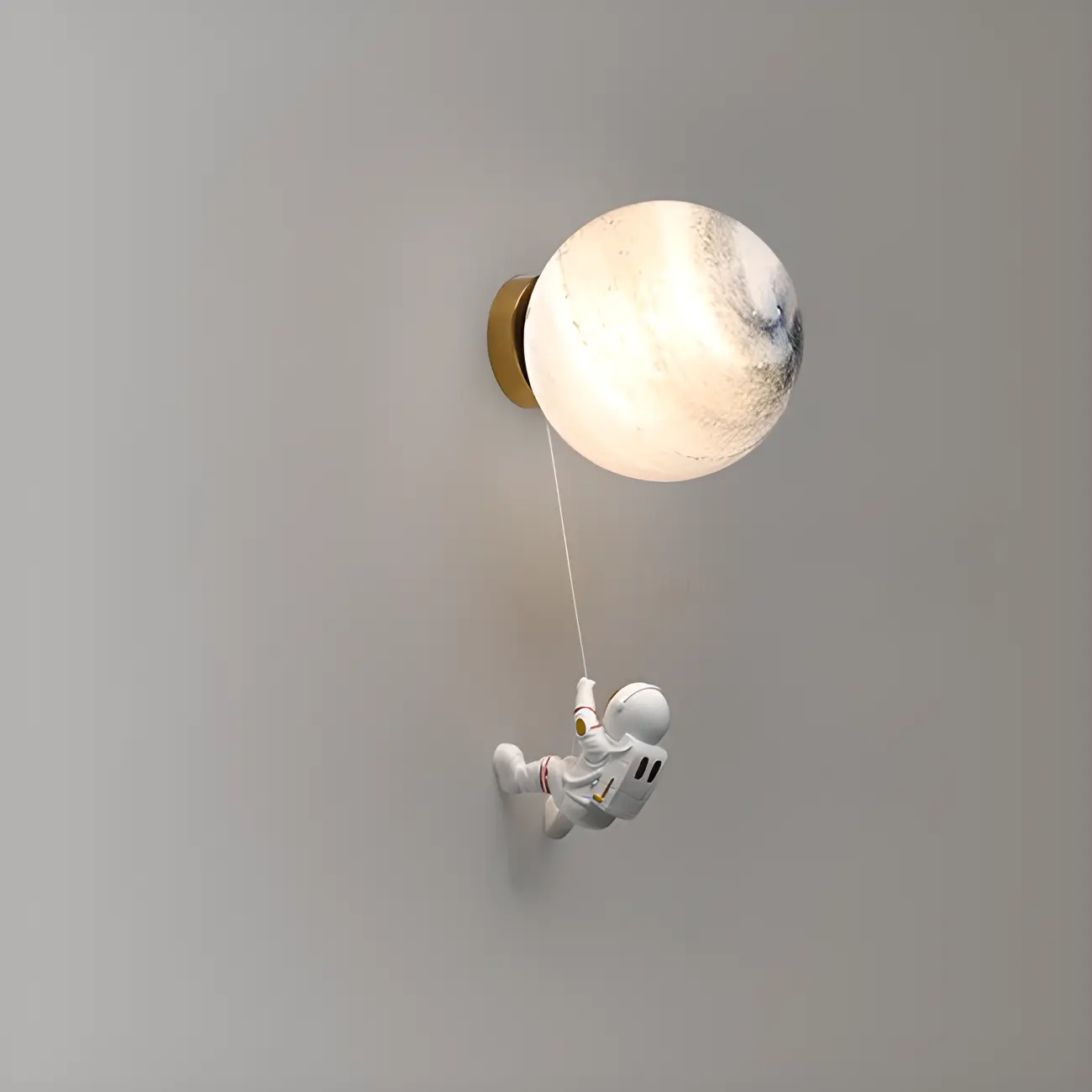 Kids Space-Themed Wall Light with Astronaut Design Image - 7 | homeyfad