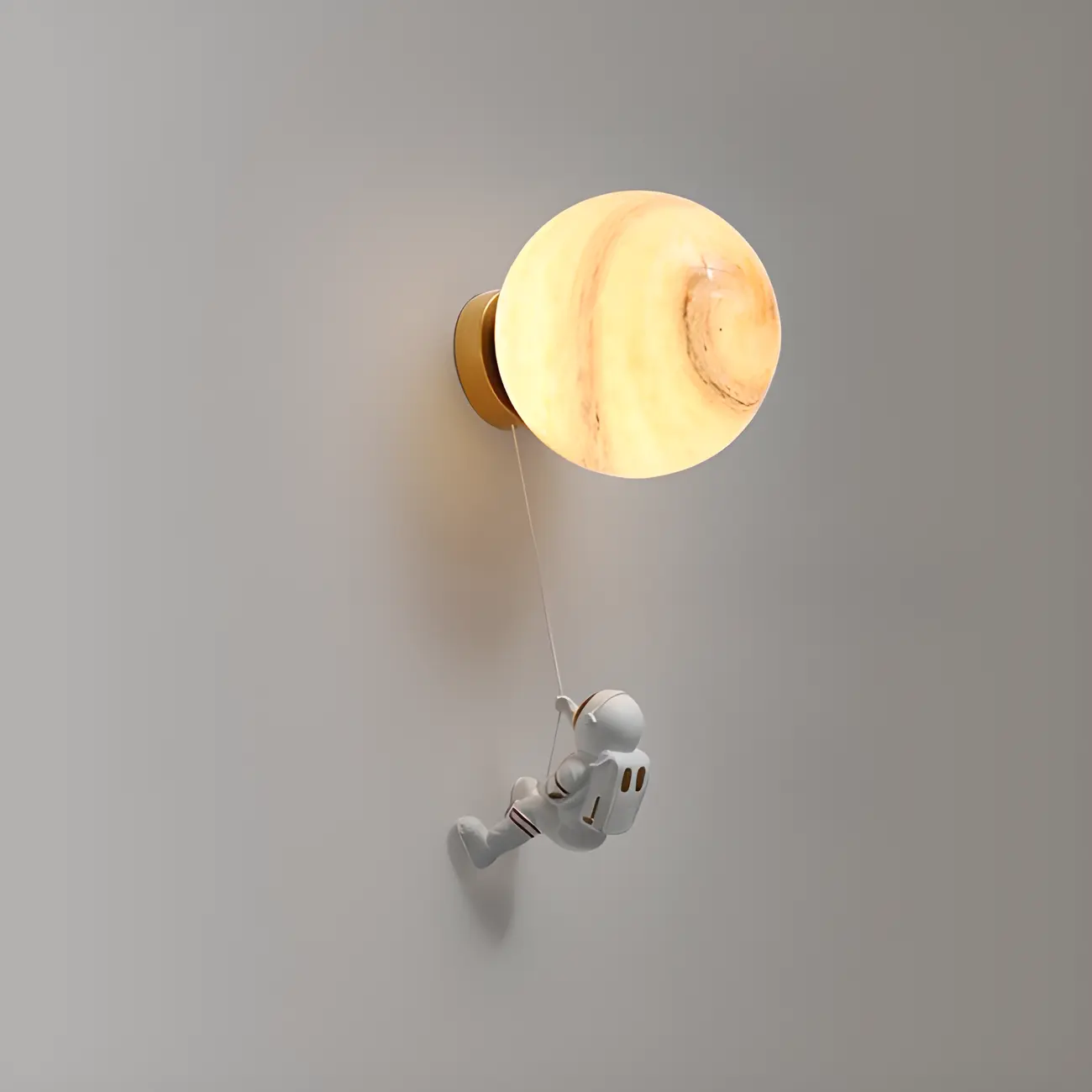 Kids Space-Themed Wall Light with Astronaut Design Image - 8 | homeyfad