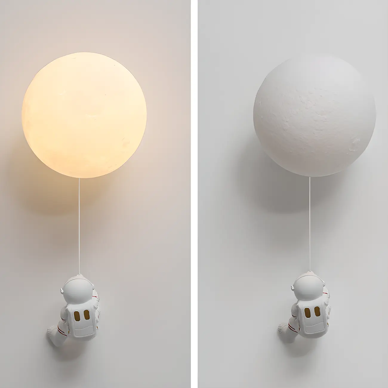 Kids Space-Themed Wall Light with Astronaut Design Image - 11 | homeyfad